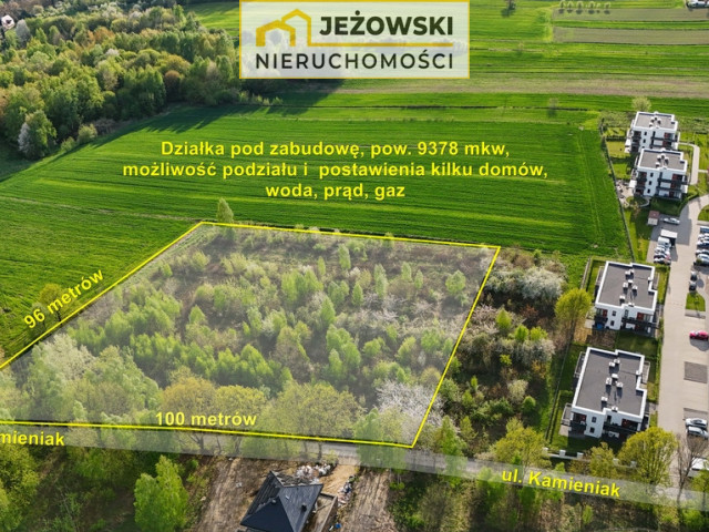 Widokowa działka 94ary Kamieniak, Park 700m