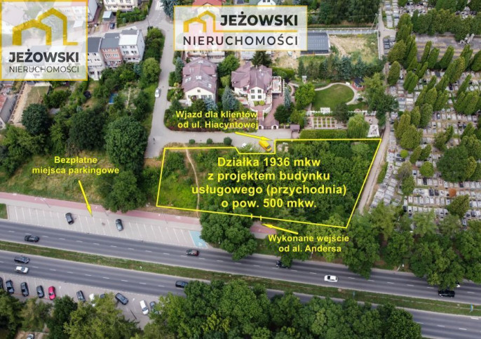 Działka Sprzedaż Lublin Kalinowszczyzna al.&nbsp;Władysława Andersa 1