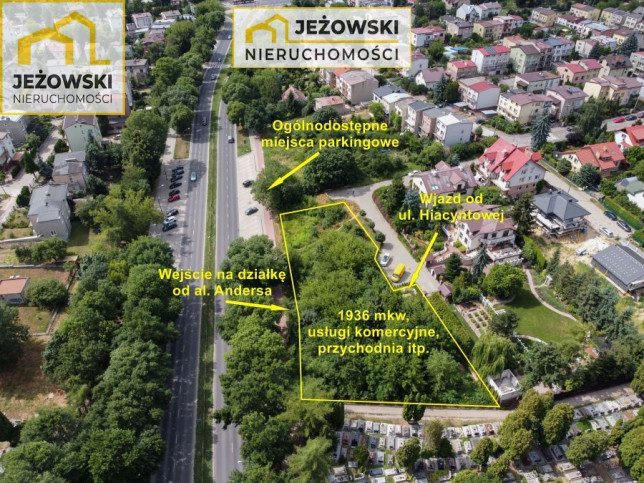 Działka Sprzedaż Lublin Kalinowszczyzna al.&nbsp;Władysława Andersa 2