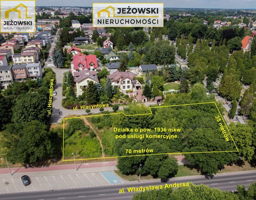 Działka Sprzedaż Lublin Kalinowszczyzna al.&nbsp;Władysława Andersa