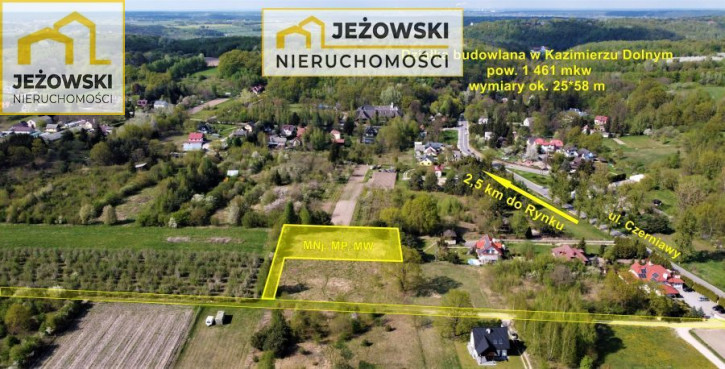Działka Sprzedaż Kazimierz Dolny Czerniawy 2