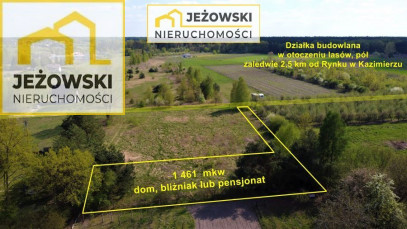 Działka Sprzedaż Kazimierz Dolny Czerniawy