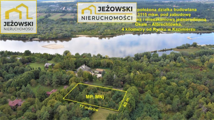 Działka Sprzedaż Kazimierz Dolny Albrechtówka 1