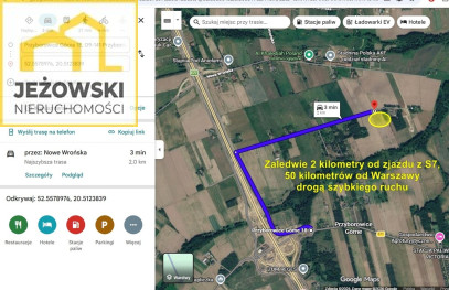 Działka Sprzedaż Nowe Wrońska